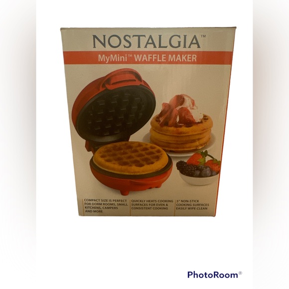 Nostalgia Kitchen Nostalgia Mymini Waffle Maker Poshmark